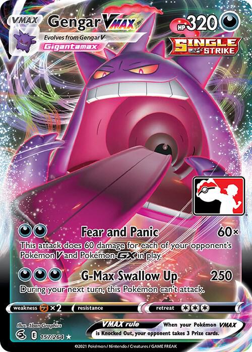 Gengar VMAX Series 2 157/264 (Prize Pack Series Cards)  - Holofoil | Good Games Adelaide SA