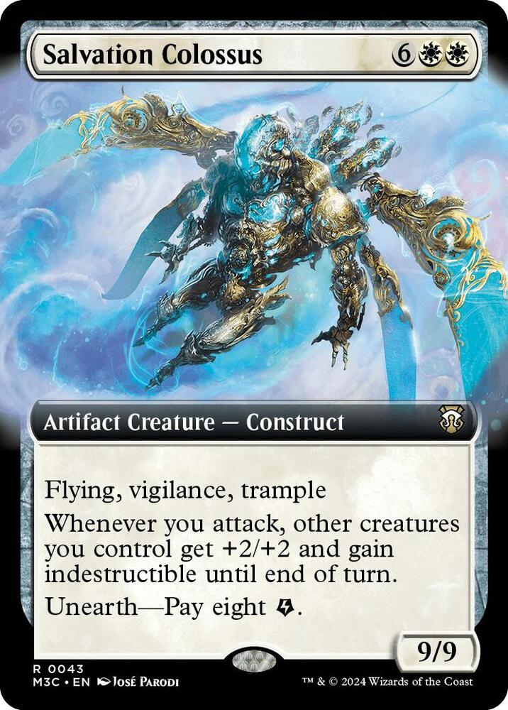 Salvation Colossus 43/411 (Commander: Modern Horizons 3)  - Extended Art Ripple Foil | Good Games Adelaide SA