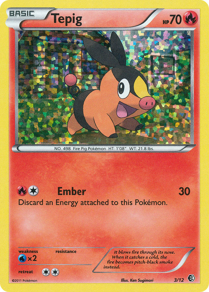 Tepig (3/12) [McDonald's Promos: 2011 Collection] | Good Games Adelaide SA