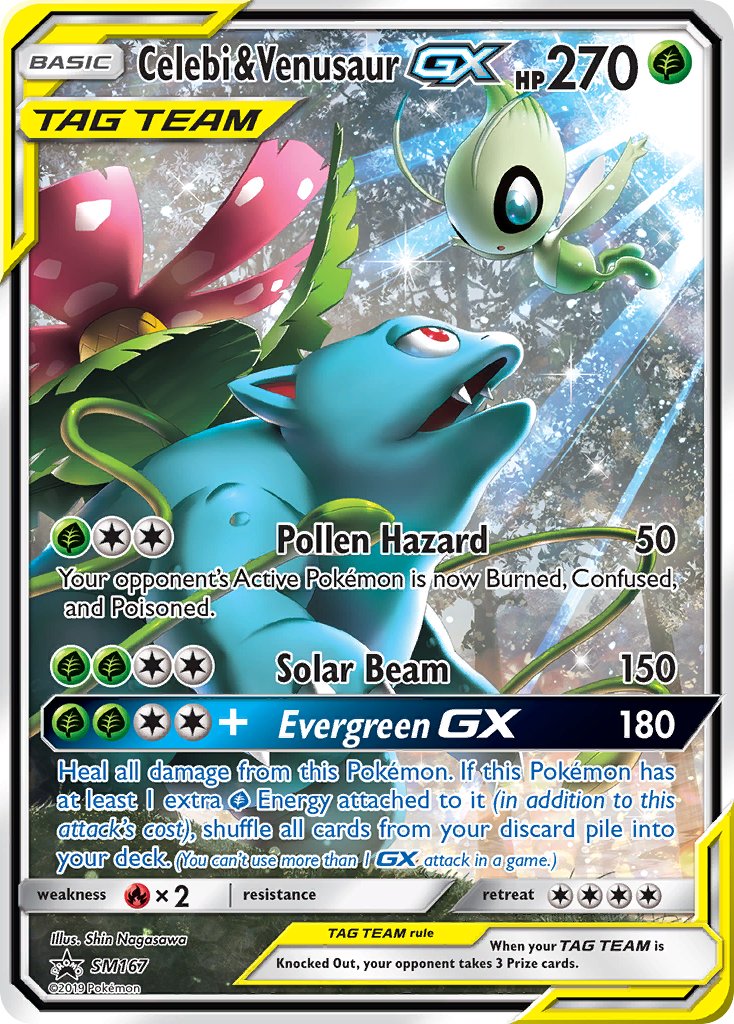 Celebi & Venusaur GX (SM167) [Sun & Moon: Black Star Promos] | Good Games Adelaide SA