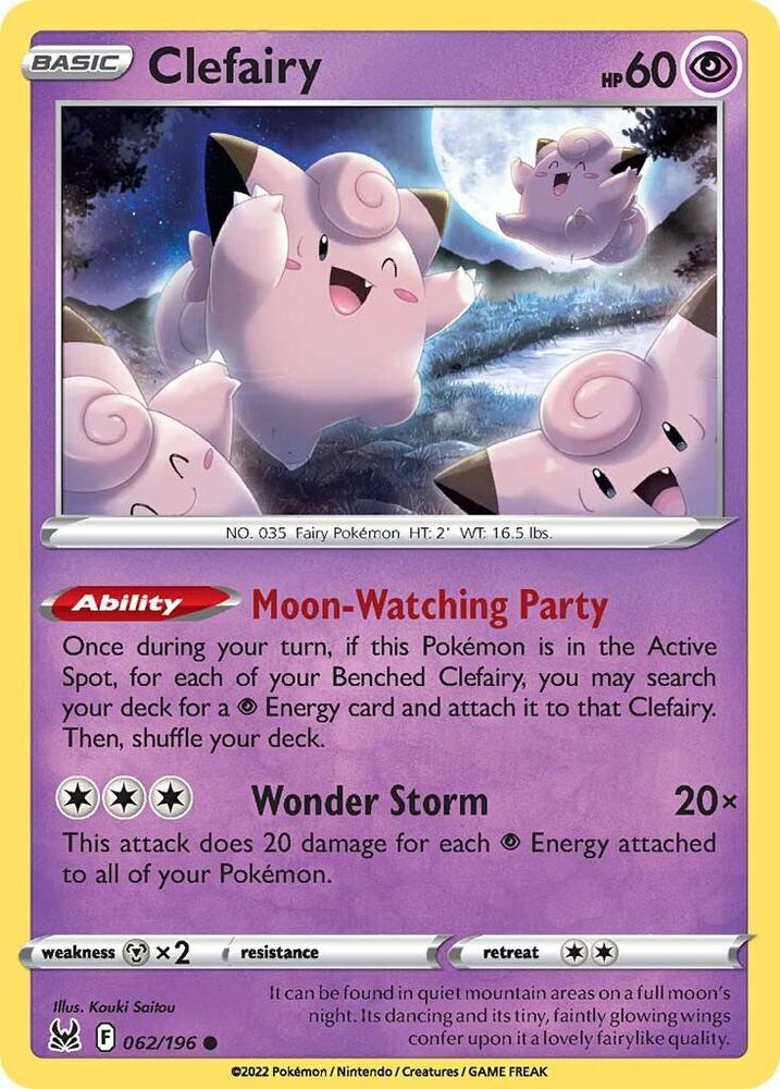 Clefairy 062/196 (SWSH11: Lost Origin)  | Good Games Adelaide SA