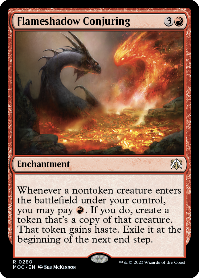 Flameshadow Conjuring [March of the Machine Commander] | Good Games Adelaide SA
