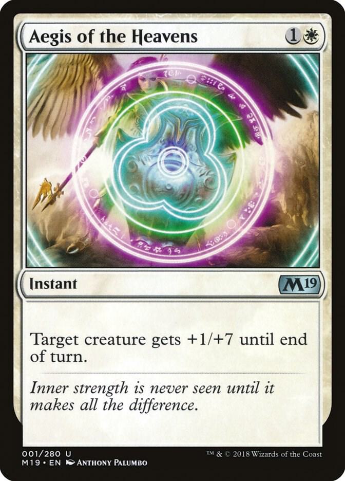 Aegis of the Heavens 1 (Core Set 2019)  | Good Games Adelaide SA