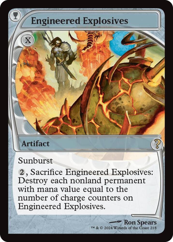 Engineered Explosives 218 (Mystery Booster 2)  - Foil | Good Games Adelaide SA