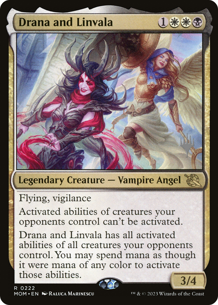 Drana and Linvala (Promo Pack) [March of the Machine Promos] | Good Games Adelaide SA