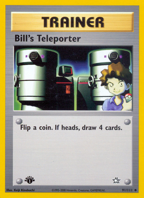 Bill's Teleporter (91/111) [Neo Genesis 1st Edition] | Good Games Adelaide SA