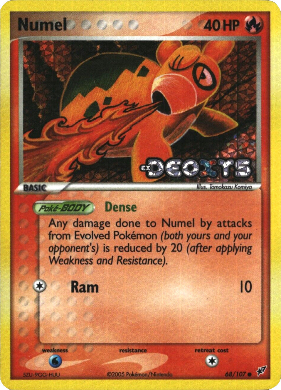Numel (68/107) (Stamped) [EX: Deoxys] | Good Games Adelaide SA