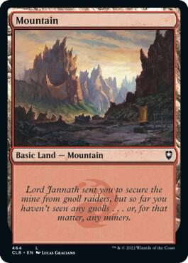 Mountain 464 464 (Commander Legends: Battle for Baldur's Gate)  - Foil | Good Games Adelaide SA