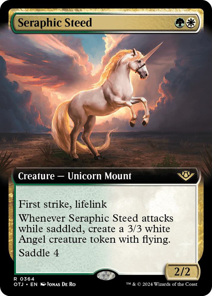 Seraphic Steed 364 (Outlaws of Thunder Junction)  - Foil | Good Games Adelaide SA