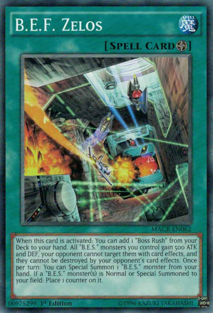 B.E.F. Zelos [MACR-EN062] Common | Good Games Adelaide SA