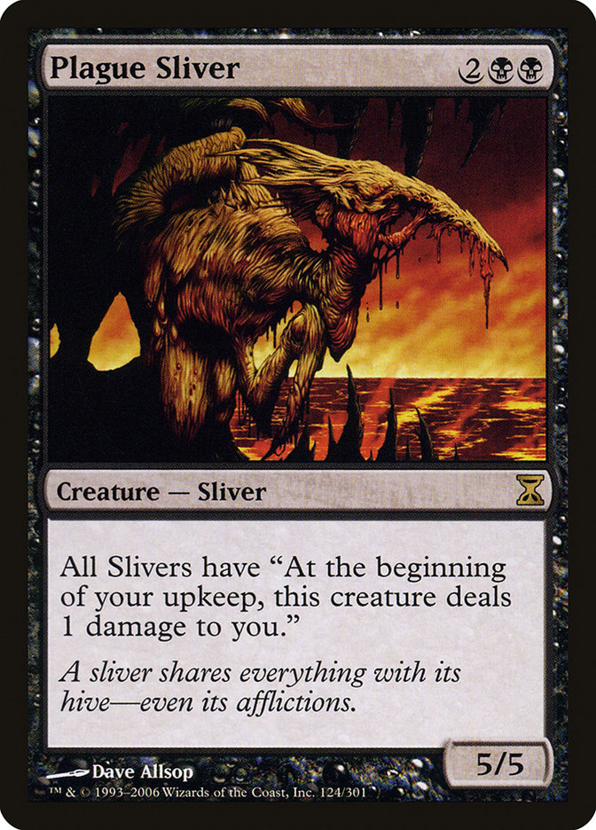 Plague Sliver 124 (Time Spiral)  | Good Games Adelaide SA