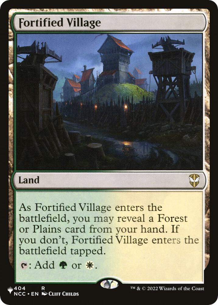 Fortified Village 404/093 (The List Reprints)  | Good Games Adelaide SA