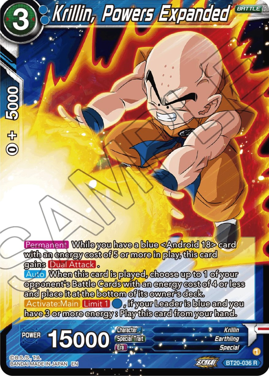 Krillin, Powers Expanded (BT20-036) [Power Absorbed] | Good Games Adelaide SA