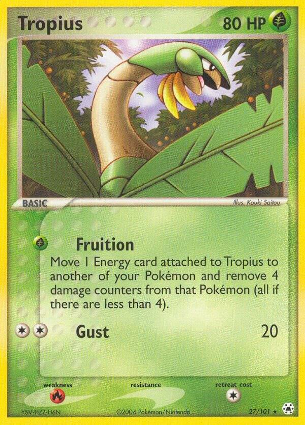 Tropius 27/101 (Hidden Legends)  - Reverse Holofoil | Good Games Adelaide SA