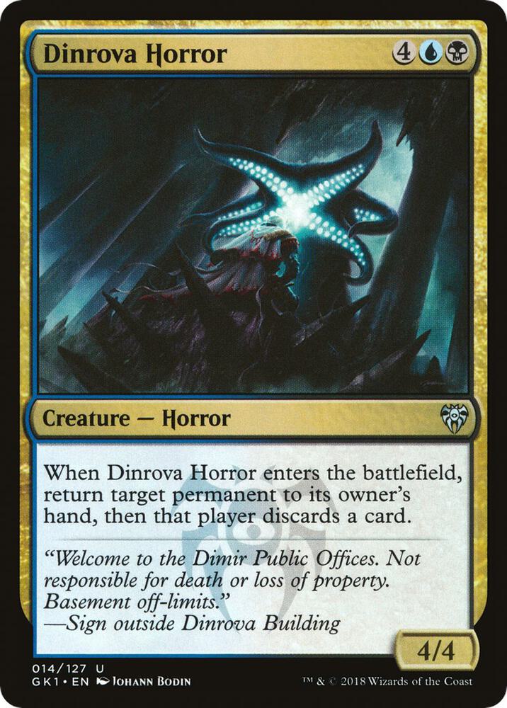 Dinrova Horror 14 (Guilds of Ravnica: Guild Kits)  | Good Games Adelaide SA