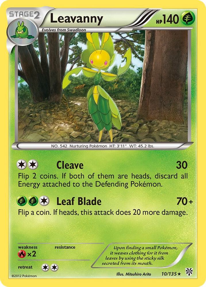 Leavanny 10/135 (Plasma Storm)  | Good Games Adelaide SA