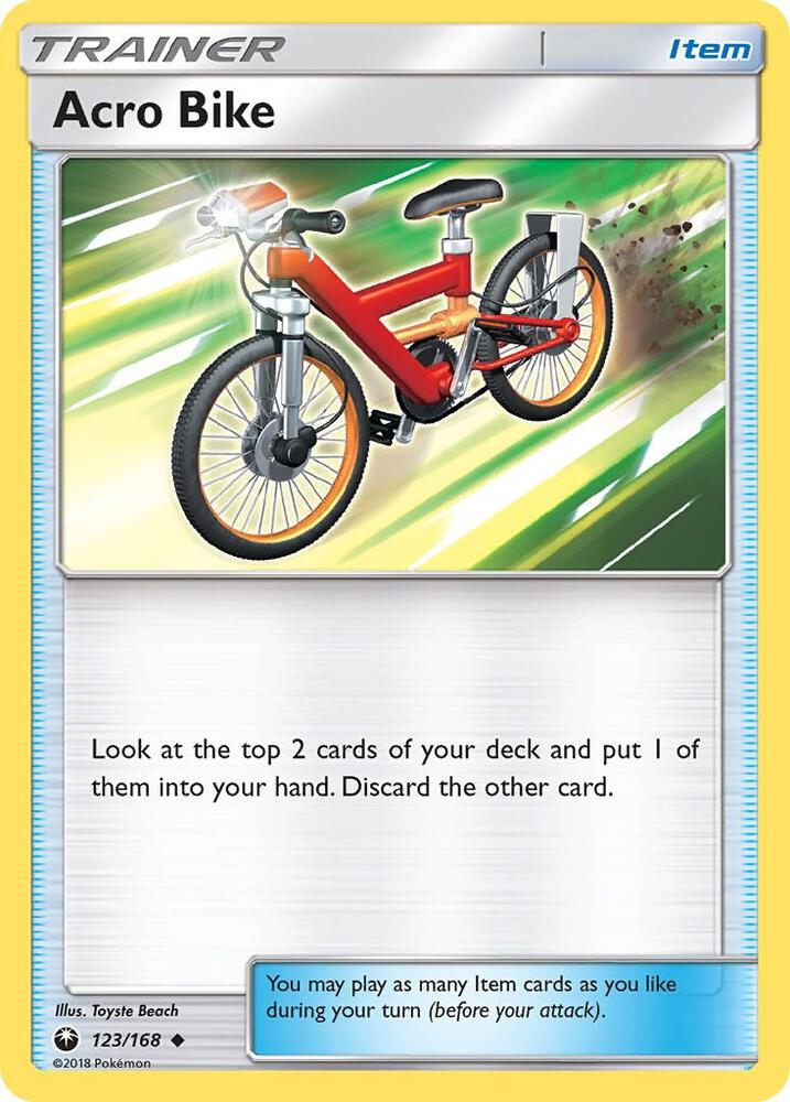 Acro Bike 123/168 (SM - Celestial Storm)  | Good Games Adelaide SA