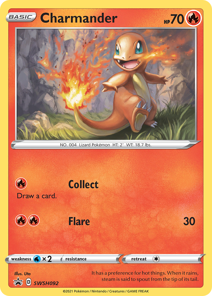 Charmander (SWSH092) [Sword & Shield: Black Star Promos] | Good Games Adelaide SA