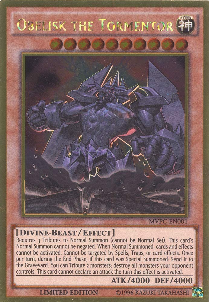 Obelisk the Tormentor (DVD Promo) [MVPC-EN001] Gold Rare | Good Games Adelaide SA