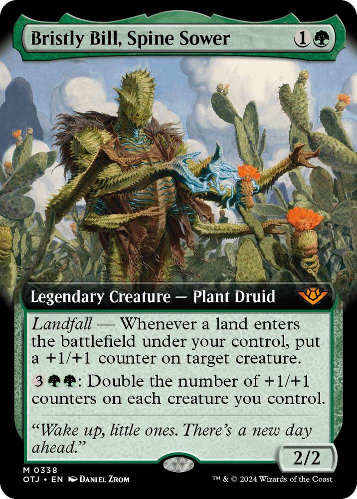 Bristly Bill, Spine Sower 338/286 (Outlaws of Thunder Junction)  - Extended Art Foil | Good Games Adelaide SA