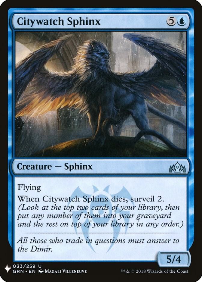 Citywatch Sphinx 33 (The List Reprints)  | Good Games Adelaide SA