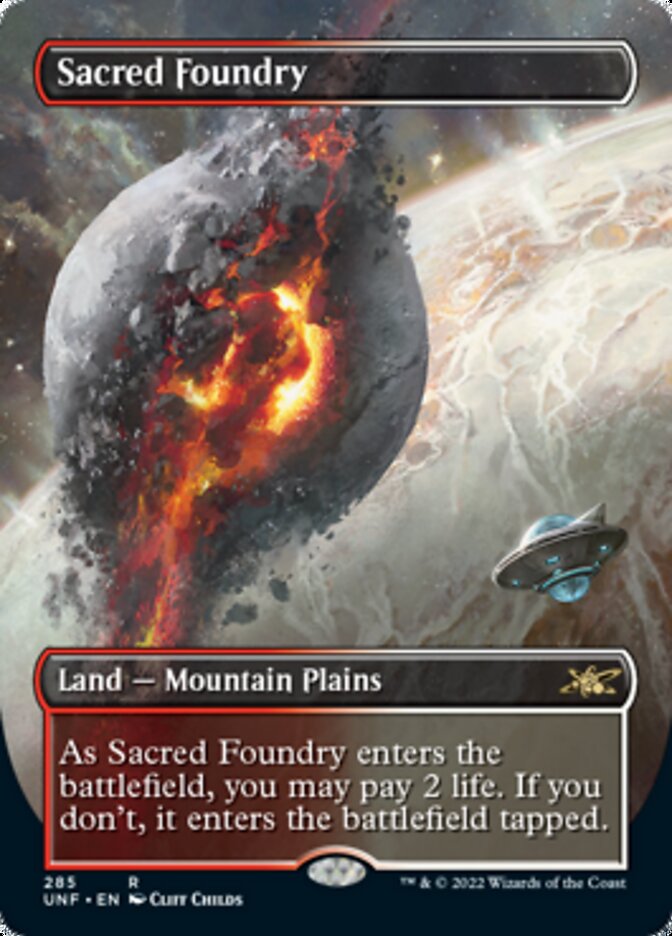 Sacred Foundry (Borderless) [Unfinity] | Good Games Adelaide SA
