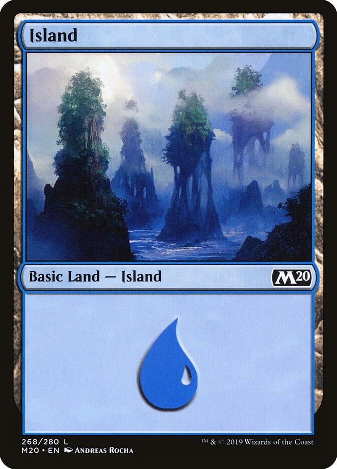 Island 268 (Core Set 2020)  - Foil | Good Games Adelaide SA