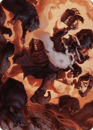 Tattered Ratter Art Card 20 (Art Series: Wilds of Eldraine)  | Good Games Adelaide SA
