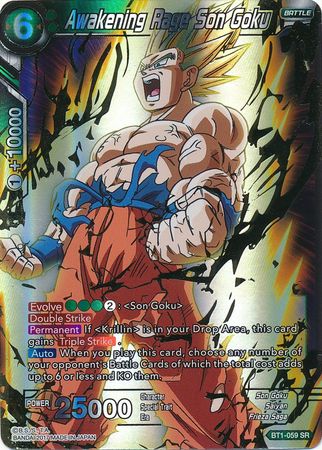 Awakening Rage Son Goku [BT1-059] | Good Games Adelaide SA