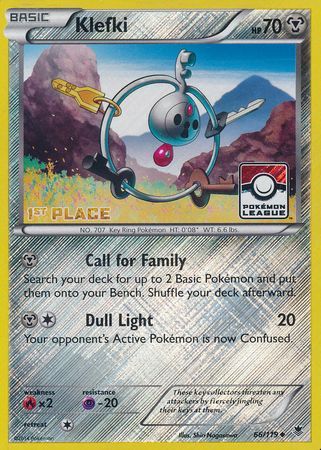 Klefki (66/119) (League Promo 1st Place) [XY: Phantom Forces] | Good Games Adelaide SA