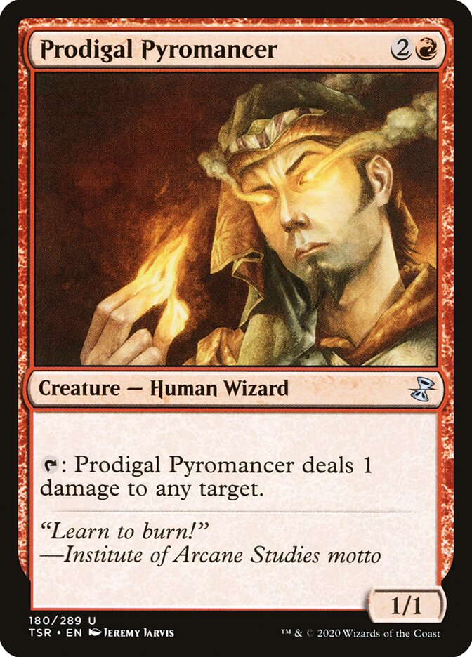 Prodigal Pyromancer 180 (Time Spiral: Remastered)  - Foil | Good Games Adelaide SA