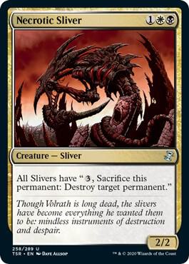 Necrotic Sliver 258 (Time Spiral: Remastered)  - Foil | Good Games Adelaide SA