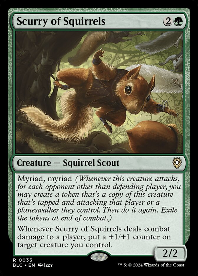 Scurry of Squirrels 33 (Commander: Bloomburrow)  | Good Games Adelaide SA