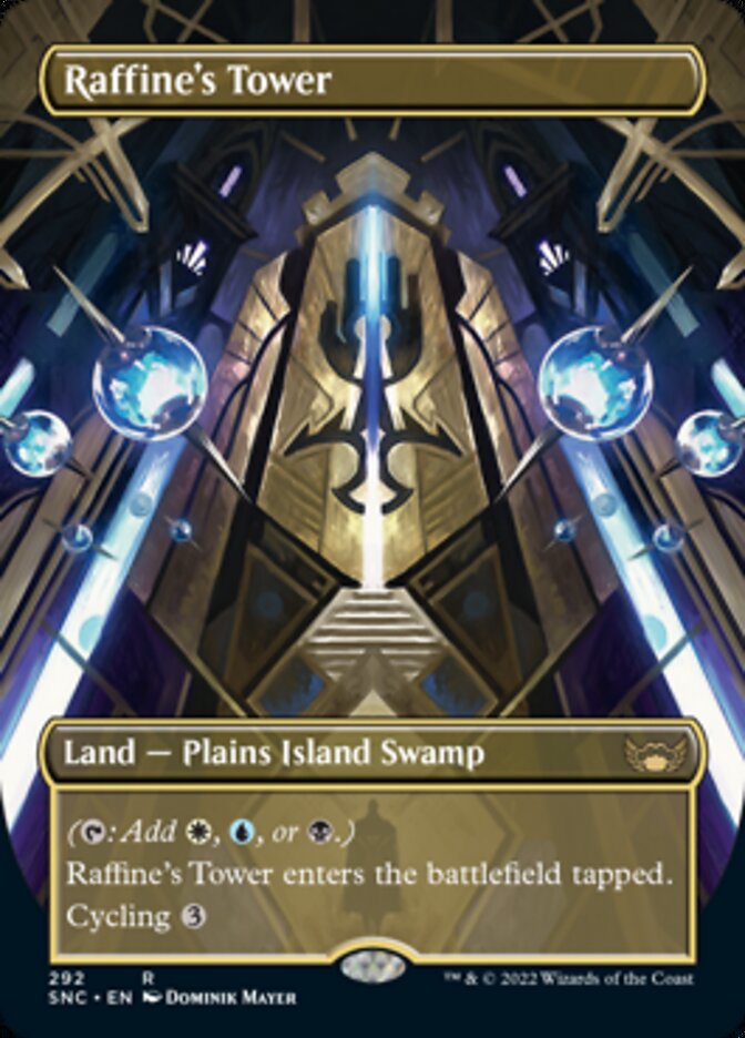 Raffine's Tower (Borderless Alternate Art) [Streets of New Capenna] | Good Games Adelaide SA