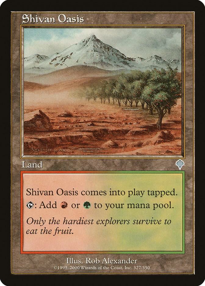 Shivan Oasis 327 (Invasion)  | Good Games Adelaide SA