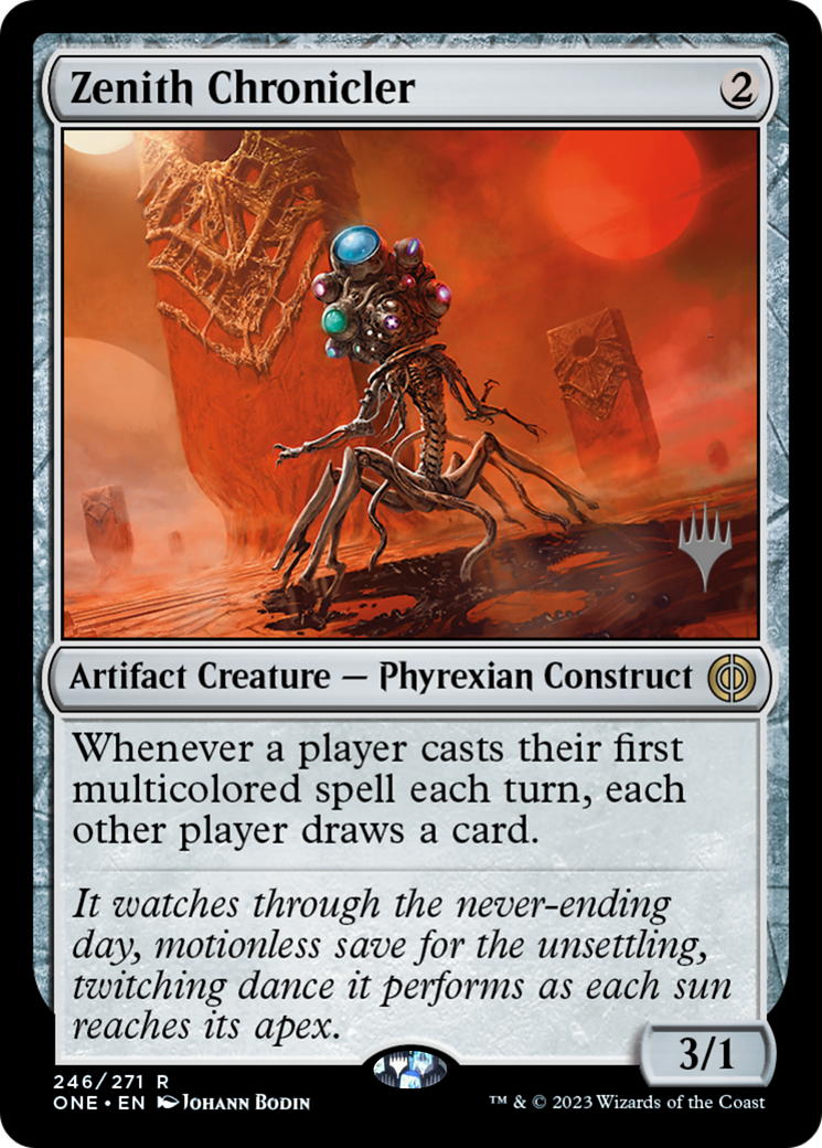 Zenith Chronicler (Promo Pack) [Phyrexia: All Will Be One Promos] | Good Games Adelaide SA