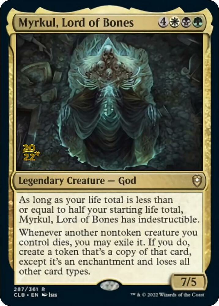 Myrkul Lord of Bones 287 (Prerelease Cards)  - Foil | Good Games Adelaide SA