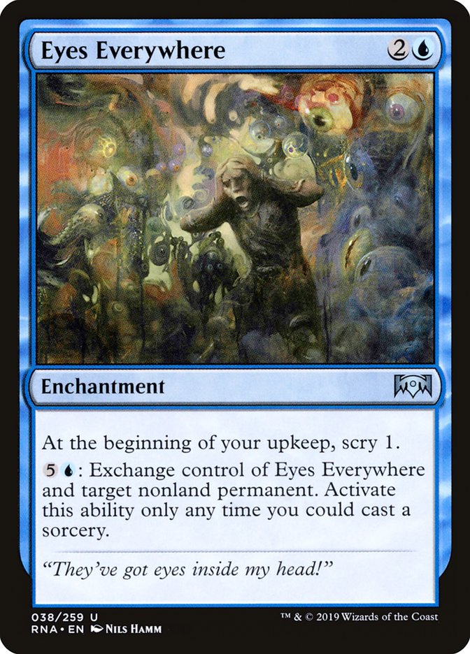 Eyes Everywhere [Ravnica Allegiance] | Good Games Adelaide SA