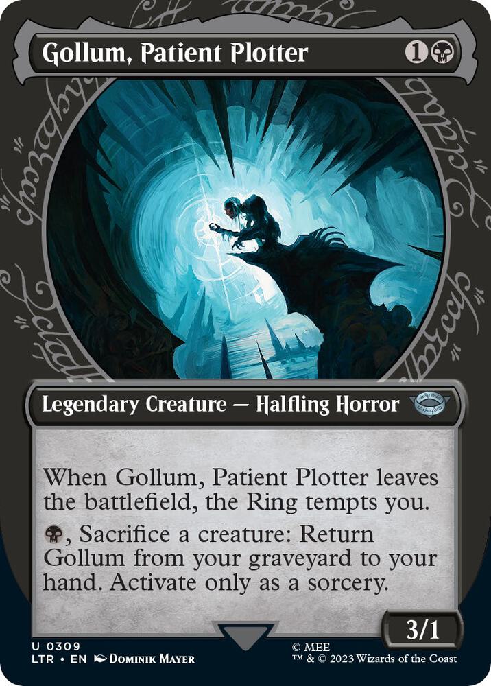 Gollum, Patient Plotter 309 (Universes Beyond: The Lord of the Rings: Tales of Middle-earth)  - Showcase Foil | Good Games Adelaide SA