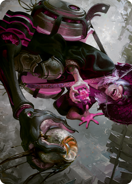 Undercity Scrounger Art Card [Kamigawa: Neon Dynasty Art Series] | Good Games Adelaide SA