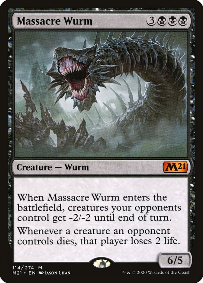Massacre Wurm [Core Set 2021] | Good Games Adelaide SA
