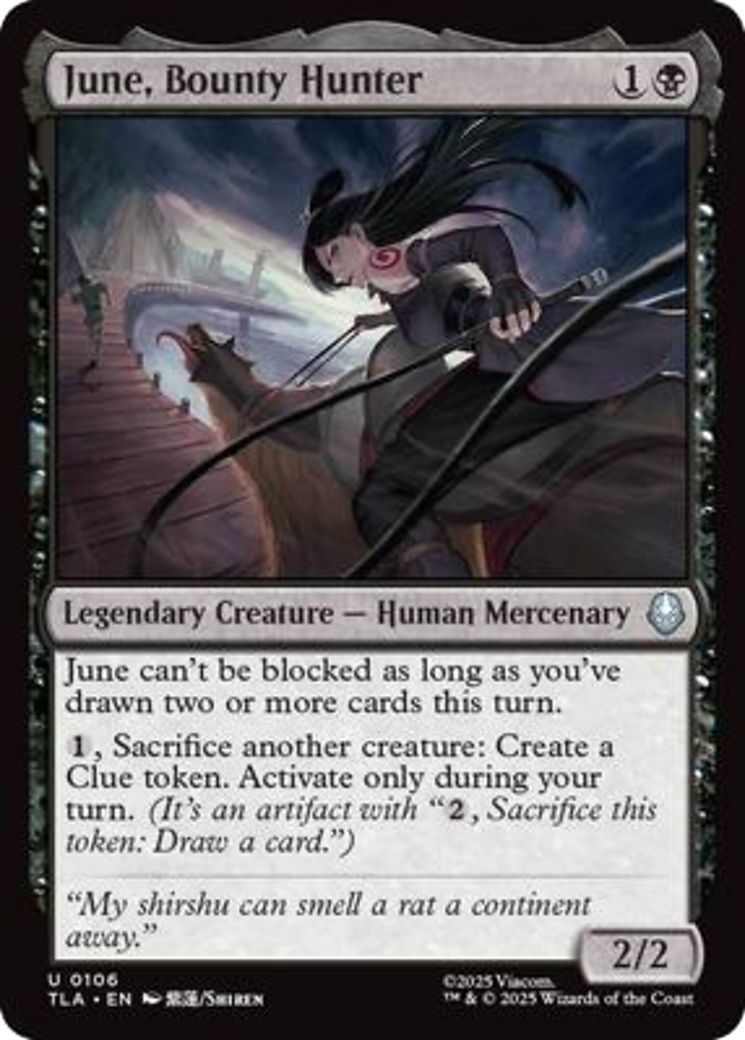 June, Bounty Hunter [Avatar: The Last Airbender] | Good Games Adelaide SA