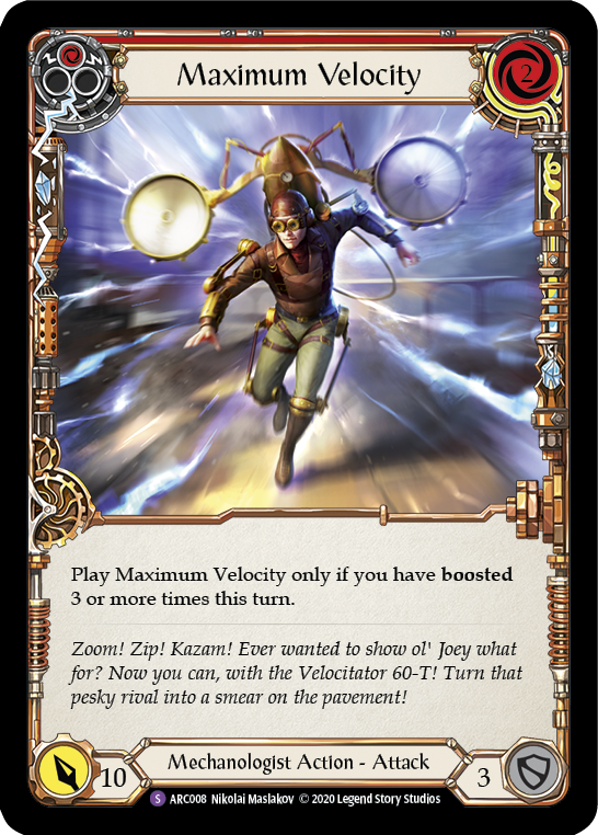Maximum Velocity [U-ARC008] Unlimited Rainbow Foil | Good Games Adelaide SA