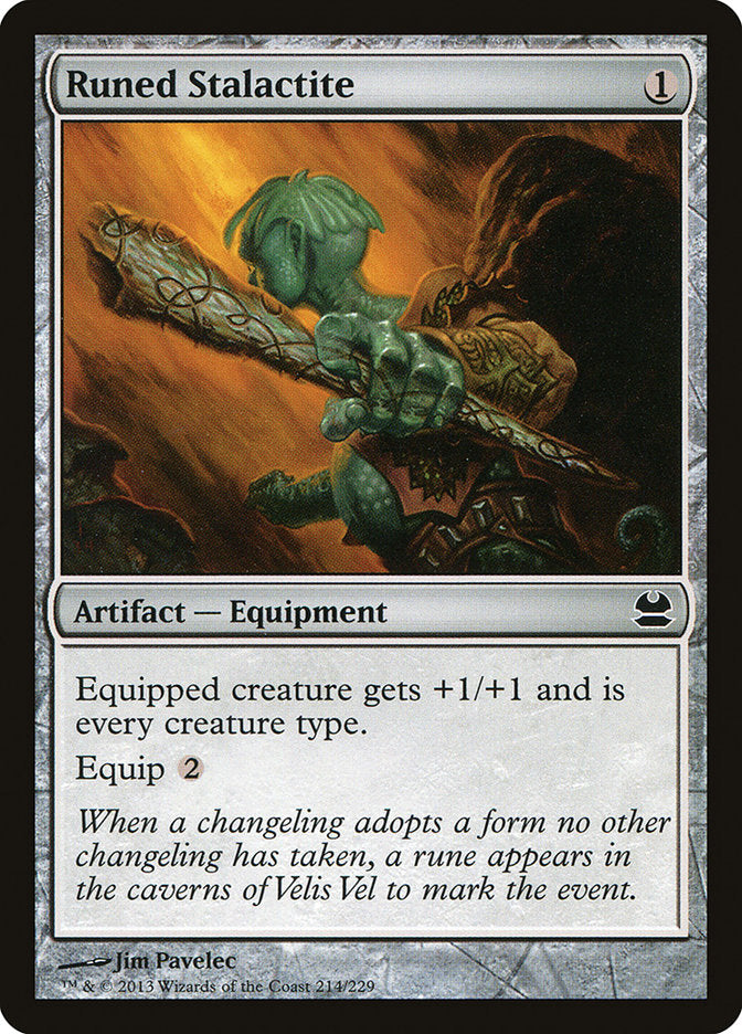 Runed Stalactite 214 (Modern Masters)  - Foil | Good Games Adelaide SA