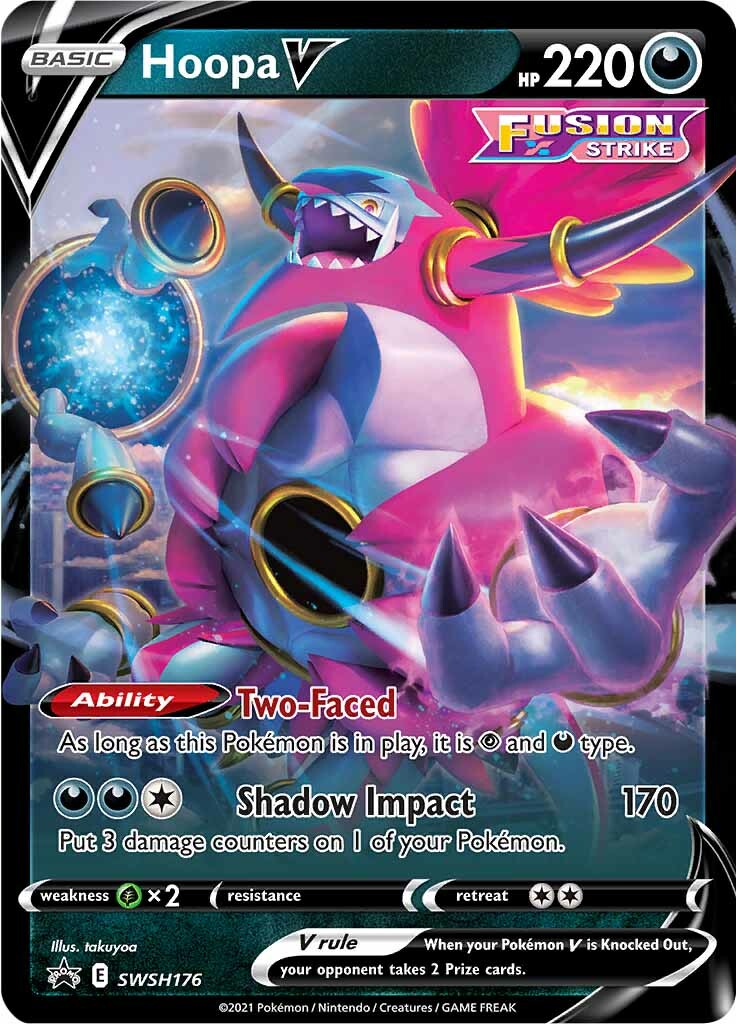 Hoopa V (SWSH176) (Jumbo Card) [Sword & Shield: Black Star Promos] | Good Games Adelaide SA