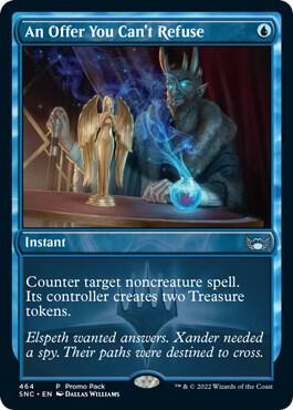 An Offer You Cant Refuse 464 (Promo Pack: Streets of New Capenna)  - Foil | Good Games Adelaide SA
