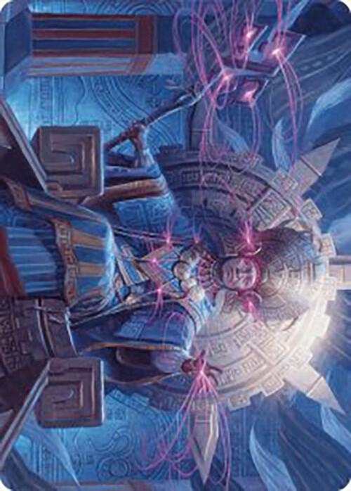 Akal Pakal First Among Equals Art Card 8 81 8 (Art Series: The Lost Caverns of Ixalan)  | Good Games Adelaide SA
