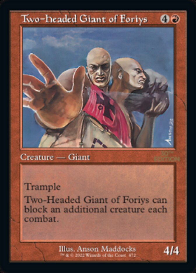 Two-Headed Giant of Foriys (Retro) [30th Anniversary Edition] | Good Games Adelaide SA