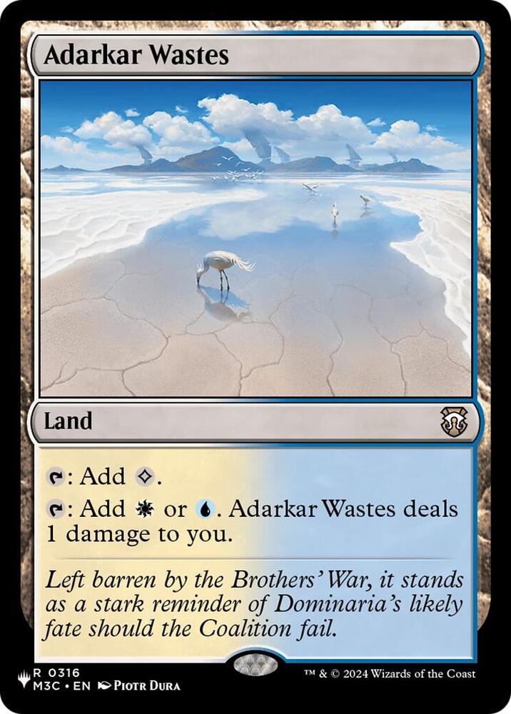 Adarkar Wastes 316 (The List Reprints)  | Good Games Adelaide SA