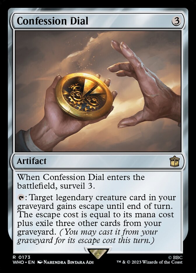 Confession Dial 173 (Universes Beyond: Doctor Who)  - Foil | Good Games Adelaide SA